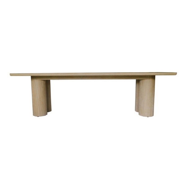 Picture of Dining table rectangular, victoria, teak natural, 274x100x75cm