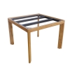 Picture of Dining table rectangular, ios, teak natural, 100x100x75cm