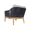 Picture of Lounge chair, delos, teak natural, pebble mix, 82.8x82.4x69.4cm