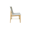 Picture of Chair, bioko, teak natyral, white, 50.8x58.6x81cm