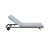Picture of Sunlounger, maui, teak natural- aluminium grey metallic, 209.3x86.2x33.5cm