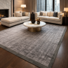 Picture of Carpet, horizon, hand woven wool, grey, 200x300cm