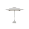 Picture of Umbrella, centra, aluminium white matt and fabric, vanilla,  push up system, no flaps, square, dia.2.1x2.1cm