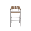 Picture of Armstool, capri, aluminium warm grey and terra mix, 60x56x103cm