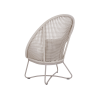 Picture of Lounge chair, malibu, aluminium grey tortora, rattan bright tan, 84x86x113cm
