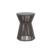 Picture of Coffee table, vega, aluminium anthracite, rattan lava mix, 43x43x56cm