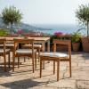 Picture of Chair, leo, teak natural, cushion titanium, 48x53x78.5cm