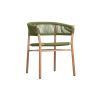 Picture of Chair, roy, wood natural, avocado, 60x58x72cm