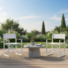 Picture of Chair with armrest, alaro, aluminium white, 57x58x85.5cm