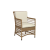 Picture of Chair with armrest, ibiza, aluminium caramel, rattan camel, 55x61x85cm