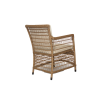 Picture of Chair with armrest, ibiza, aluminium caramel, rattan camel, 55x61x85cm