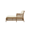 Picture of Sunlounger, ibiza, caramel, 2 cushions champagne, 64.5x147x84cm 