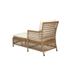 Picture of Sunlounger, ibiza, caramel, 2 cushions champagne, 64.5x147x84cm 