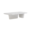 Picture of Coffee table, dual, concrete, linen, 130x70x30cm