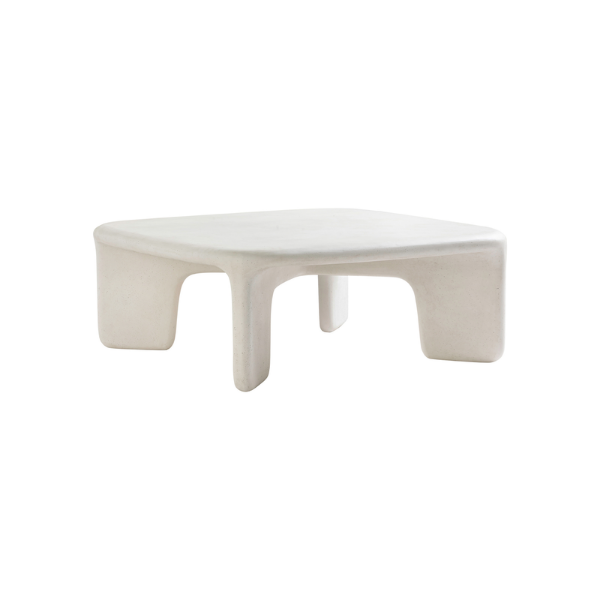 Picture of Coffee table, egeo, concrete, ivory, 106x106x41cm