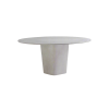 Picture of Dining table, athos, concrete, linen, dia.160x74cm