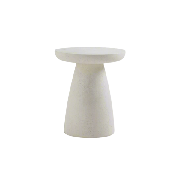 Picture of Coffee table, coast, concrete, ivory, dia.45.8x54.6cm