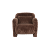 Picture of Armchair, amal, fabric, dark brown, 87x91x80cm