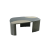 Picture of Coffee table, gatsby, black-gold, 110x99x38cm 