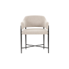 Picture of Chair with armrest, nai, cream and black, 61x54x78cm