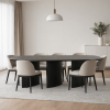 Picture of Dining table, soho, wood, black, 240x110x76cm 