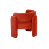Picture of Armchair, euphoria, velvet orange, 86x76x67cm