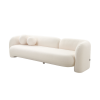 Picture of Sofa 4 seater, cosmopolitan, white, 2 pillows white, 262x91x68cm