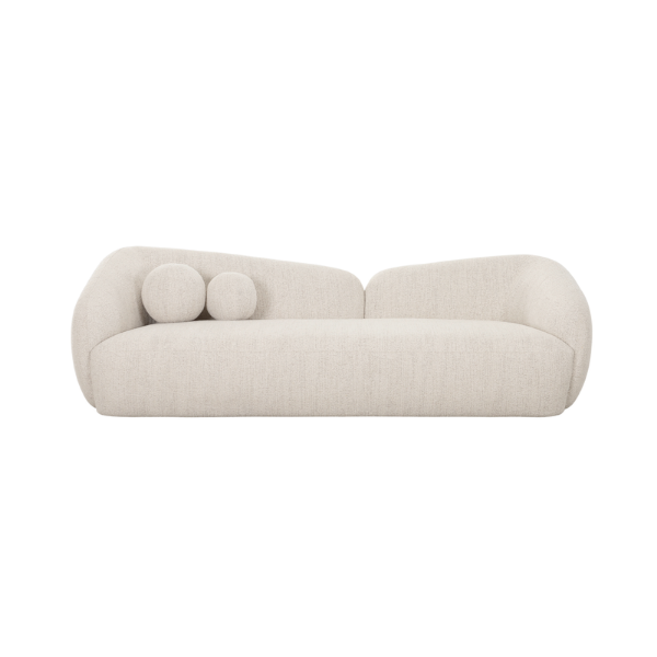 Picture of Sofa 4 seater, dalilah, fabric, cream, 249x98x74cm 