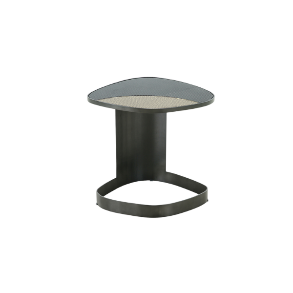 Picture of Coffee table, gatsby, black-gold, 50x50x53cm
