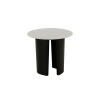 Picture of Coffee table, work, wood, marble top, dia.55x50cm 