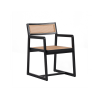 Picture of Dining chair, atelier, wood, black matte
