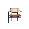 Picture of Dining chair, cleo, wood, black matte, 69.5x62.5x73cm 