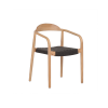 Picture of Dining chair, millie, wood natural, anthracite, 56x51x78cm