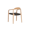 Picture of Dining chair, millie, wood natural, anthracite, 56x51x78cm