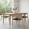 Picture of Chair with armrest, millie, wood natural, anthracite, 56x51x78cm