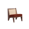Picture of Lounge chair, nebra, wood walnut, cushion terra, 56x65x70cm 