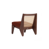 Picture of Lounge chair, nebra, wood walnut, cushion terra, 56x65x70cm 