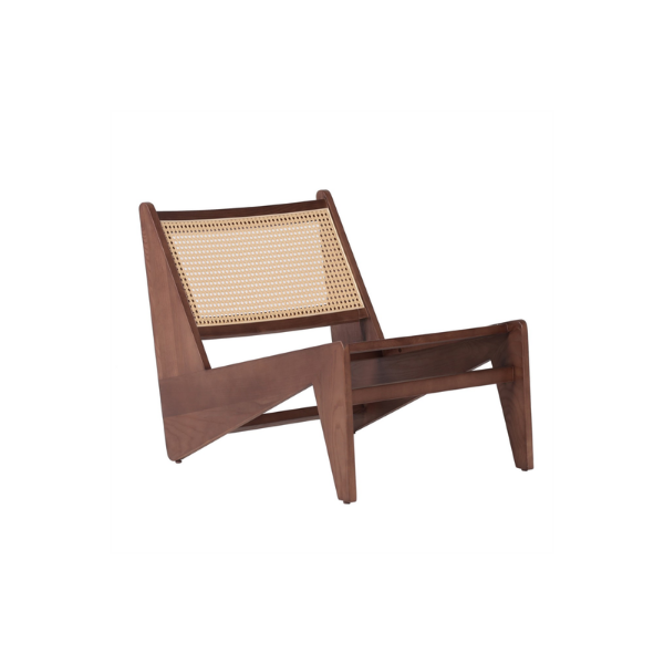 Picture of Lounge chair, vintage, wood, cream, 58x76x61cm 