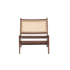 Picture of Lounge chair, vintage, wood, cream, 58x76x61cm 