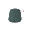 Picture of Pouf, dot, natural leather, with handle, tourquese, 50x50x42cm