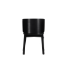 Picture of Dining chair, moka, wood, black, 51x52x77cm 