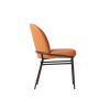 Picture of Dining chair, sophie, leather, terra, 49x56x82cm