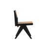 Picture of Chair,vintage, wood black matte, beige, 48x57x82.5cm