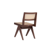 Picture of Chair, vintage, wood walnut, cream, 48x57x82.5cm