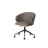 Picture of Office chair, adria, metal black, medium grey, 62x55x74cm