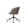 Picture of Office chair, adria, metal black, medium grey, 62x55x74cm