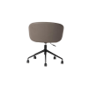 Picture of Office chair, adria, metal black, medium grey, 62x55x74cm
