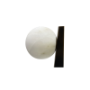 Picture of Reading table lamp, steel+alabaster+aluminium finish, vb (s-015), φ22*h56cm, socket:e27*1