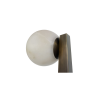Fotografia e Abazhur dyshemeje Geometric, celik, alabaster dhe finiture alumini – 34×25×173 cm.