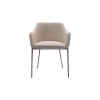 Picture of Dining chair, tom, leather, cream, 61x63x79cm
